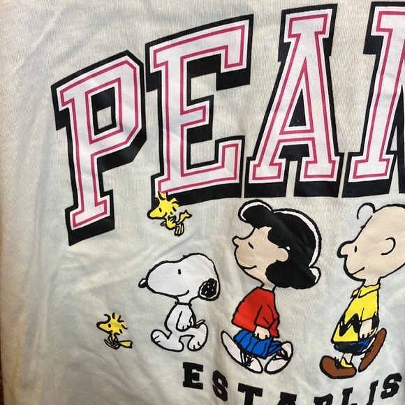 Peanuts Snoopy Football Crop top XL - Picture 3 of 5